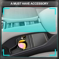 CDEFG 2023 2024 2025 2026 HR-V Center Console Organizer Tray for 2023-2026 Honda HR-V Lower Console Tray Storage Box Floor Tray Sunglasses Holder 2025 2026 HR-V Interior Accessories (Lower Console) - Image 6