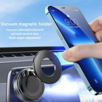Vacuum Magnetic Phone Holder, 360° Adjustable Magnetic Car Mount, Foldable Portable Suction Cup Cell Phone Mount for Car/Gym/Mirror/Shower, Compatible with All Smartphones & All Car Models - Image 6