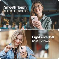 AOTESIER Shockproof Designed for iPhone 14 Pro Max Case, [Food Grade Silicone] [Military Drop Protection] with Anti-Scratch Lining Protective Phone Case for 14 ProMax, 6.7 inch, Chalk Pink - Image 2