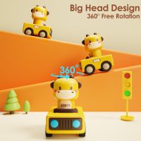 iPlay, iLearn Press to Go Car Toys for Toddlers 1-3, Baby Animal Racing Cars, Infant Play Vehicle Set, Baby Push Go Friction Car Toys for 6-9-12-18 Months, 1st Birthday Gifts for 1-2 Years Old Boys - Image 3