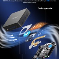 GEEKOM Air12 Lite Mini PC (3-Year Quality Support),with 12th Gen Intel N150 (Upgraded N100),16GB RAM 512GB NVMe PCIe M.2 SSD,6 USB Ports 9-Pin Mini Desktop Computer for Home/Business/Office - Image 5