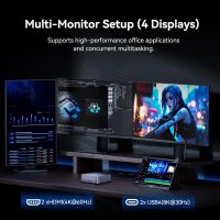 GEEKOM GT1 Mega AI Mini PC, with Intel 14th Gen Ultra 9 185H (Up to 5.1 GHz), 32GB DDR5 2TB M.2 NVMe SSD, Mini Desktop Computers Windows 11 Pro, 2.5G Dual LAN/WiFi 7/BT 5.4/USB4.0/8K/3 Years Warranty - Image 7