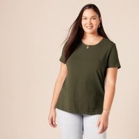 Amazon Essentials Women's Regular-Fit Short-Sleeve Crewneck T-Shirt, Multipacks - Image 7