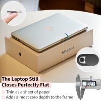 Webcam Cover (3 Pack), 0.03 inch Ultra Thin Laptop Camera Cover Slide for iPhone iPad MacBook Pro Computer iMac Cell Phone PC Accessories Camera Blocker Slider, Great for Privacy - Black - Image 3