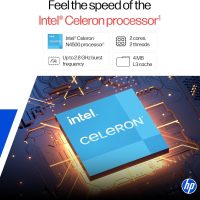HP Touchscreen Laptop Computer for Home Student Study, 1-Year Office, 4GB DDR4 RAM, 64GB eMMC, Intel Processor, 14 inch, WiFi 6, Bluetooth, Windows 11 Home S, Pale Gold - Image 4