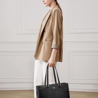LOVEVOOK Laptop Tote Bag for Women 15.6 Inch Waterproof Leather Computer Bags Business Office Work Briefcase Black - Image 7