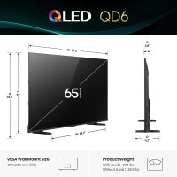 Hisense 65" Class QD6 Series (65QD6QF, 2025 Model) QLED 4K UHD Smart Fire TV, Voice Remote with Alexa, Dolby Vision, Dolby Atmos, Motion Rate 120, HDR 10+, Game Mode Plus, MEMC, VRR, ALLM - Image 2