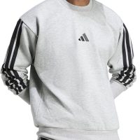 adidas Men's Essentials 3-Stripes Fleece Sweatshirt - Image 3