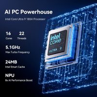 GEEKOM GT1 Mega AI Mini PC, with Intel 14th Gen Ultra 9 185H (Up to 5.1 GHz), 32GB DDR5 2TB M.2 NVMe SSD, Mini Desktop Computers Windows 11 Pro, 2.5G Dual LAN/WiFi 7/BT 5.4/USB4.0/8K/3 Years Warranty - Image 2