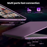 jumper 16 Inch Laptop,12th N150 Processor,1200P IPS Display,1-Year Office 365, 16GB DDR4, 1TB SSD 128GB ROM, Windows 11 Computer, tubro Boost 3.6GHz, Type-C, Purple, for Business and Students. - Image 7