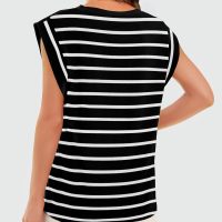 WIHOLL Cap Sleeve Tops for Women Summer Top Basic Tee Shirts Casual Tank Loose Fit 2025 Fashion - Image 5