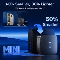 KAMRUI Essenx E1 Mini PC, W-11 Pro 12th N97 Mini Computers(Beat N150, up to 3.6GHz), Mini Desktop Computers 16GB RAM 512GB SSD,Desktop PC Support 4K HDMI+DP,Mini PC with Dual WiFi,Business Home Office - Image 4