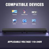 Sound Bar, 100W Sound Bar for Smart TV, Bluetooth 5.3 Soundbar, 2 in 1 Detachable Home Speaker Bass Effect, Home Theater Surround Sound, ARC/Optical/AUX/USB Connections, for TV/PC/Projectors - Image 5
