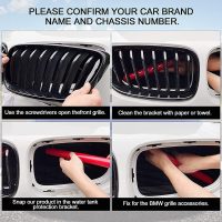 Red V Brace Covers for BMW 1 3 4 5 7 Series Accessories F20 F21 F22 F30 F31 F35 G11 G12 G14 G30 G31 320i 328i 330i 335i 535i Grill Insert Trims Front Cross Bar - Image 7