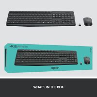 Logitech MK235 Wireless Keyboard and Mouse Combo for Windows, USB Receiver, Long Battery Life, Laptop and PC Keyboard and Mouse Wireless - Image 7