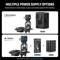 NEEWER Foldable V Mount Battery Plate with Arca Type Quick Release Camera Baseplate, Lightweight DSLR Camera Video Rig Compatible with SmallRig V Mount Battery Cage DJI RS4 RS3 Gimbal, PS015 PRO - Image 8