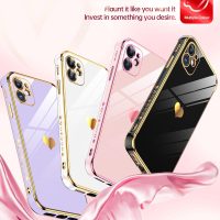 LeYi for iPhone-11 Phone Case: 2 Pack Screen Protector, Wireless Charging, Full Camera Lens Protection, Love Heart Plating Women Cute Luxury Shockproof Cover funda para i Phone iohone iphone11, Pink - Image 5