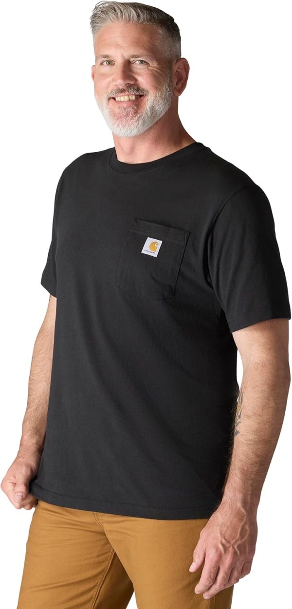 Carhartt Men's Loose Fit Heavyweight Short-Sleeve Pocket T-Shirt (Also Available in Big & Tall)