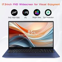 NIMO 17.3" IPS FHD-Laptop, Intel 6 Cores i3-1215U 16GB RAM 256GB SSD (Beat Ryzen 5 7520U, Up to 4.4GHz) Computer with 65W GaN Type C Backlit Keyboard Fingerprint, for Home Student and Business Blue - Image 4