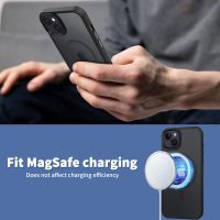 CACOE Magnetic Case for iPhone 13 & iPhone 14 6.1 inch-Compatible with MagSafe & Magnetic Car Phone Mount,Anti-Fingerprint TPU Thin Phone Cases Cover Protective Shockproof (Matte Black) - Image 8