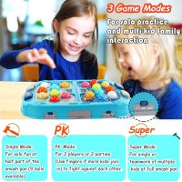 Whack Game Mole for Toddlers, Toys for 3-12 Year Old Boys and Girls, Pounding Game for Kids,Gifts for 3 4 5 6+ Year Old Boys, Interactive Educational Toy with Sound and Light,PK Mode with 2 Hammers - Image 4