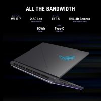 ASUS ROG Strix G16 (2025) Gaming Laptop, 16” ROG Nebula 16:10 2.5K 240Hz/3ms, NVIDIA® GeForce RTX™ 5080, Intel® Core Ultra 9 275HX, 32GB DDR5, 1TB PCIe Gen 4 SSD, Wi-Fi 7, Windows 11 Home, G615LW-AS96 - Image 8