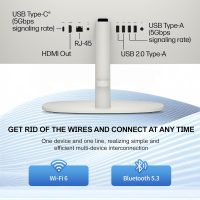 HP All in One Desktop Computer for Home, Intel Celeron J4025, 21.5 inch FHD Anti-Glare, WiFi 6, 32 GB DDR4, 1 TB SSD, 128 GB USB Flash Drive, Home PC, Wired KB & Mouse, Win 11 Pro, w/Accessories - Image 7