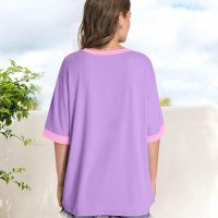 OFEEFAN Summer Tops for Women 2025 Short Sleeve Shirts Dressy Casual Crew Neck Tshirts Fashion - Image 6