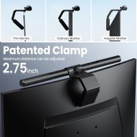 Quntis Computer Monitor Lamp, Screen Monitor Light Bar for Eye Caring, USB Reading LED Task Lamp with Auto-Dimming, Dimmable Light Bar, Touch Control, No Glare Space Saving Home Office Desk Lamps - Image 8