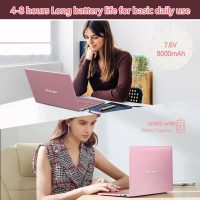 15.6" FHD Laptop Computer with Backlit Keyboard,32GB RAM 512GB SSD,Quad Core N95 Processor(Up to 3.4GHz),180 ° Angle Opening,Fingerprint Reader,8000mAh Battery,Webcam,WiFi 5,BT 4.2,Mini HDMI,USB 3.0 - Image 6
