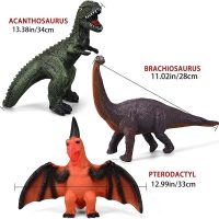 6 Piece Jumbo Dinosaur Toys for Kids 3-5 and Toddlers, Large Soft Dinosaur Toys for Lovers - Perfect Party Favors, Birthday Gifts - Image 4
