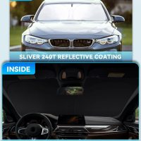 Sun Shade for HRV Windshield Sunshades Cover for 2021-2023 2024 2025 2026 Honda HR-V LX Sport EX EX-L Accessories Foldable Front Window Shields Protector Sun Visor Blocks UV Rays - Image 3