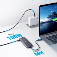 Anker USB C Hub, 5-in-1 USBC to HDMI Splitter with 4K Display, 1 x Powered USB-C 5Gbps & 2×Powered USB-A 3.0 5Gbps Data Ports for MacBook Pro, MacBook Air, Dell and More - Image 3