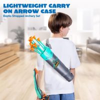 JOYIN Kids Bow and Arrow Set, LED Light Up Archery Toy Set with 9 Suction Cup Arrows, Target & Arrow Case, Indoor and Outdoor Hunting Play Gift Toys for Kids, Boys & Girls Ages 6-12 - Image 4