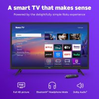 Roku Smart TV 2025 – 32-Inch Select Series, 1080p Full HD TV – Roku TV with Voice Remote – Flat Screen LED Television with Wi-Fi for Streaming Live Local News, Sports, Family Entertainment - Image 3