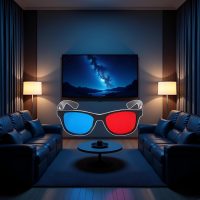 3Pcs Red and Blue 3D Glasses Universal TV Movie Dimensional Video Frame 3D Glasses DVD Game Glass 3D Style Glasses for 3D Movies Games, 3D Viewing Glasses, Televisions and Video - Image 5