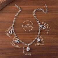 Silver Plated Skull Earrings for Women - Chain Design Silver Plated Skull Earrings, Personalized Hypoallergenic Non Tarnish Earrings, Christmas Birthday Gifts Trendy Jewelry - Image 3