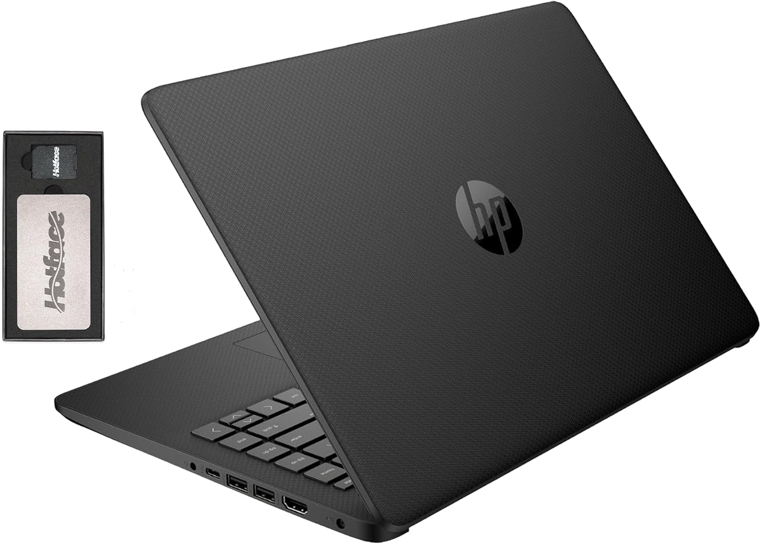 HP Stream 14″ HD BrightView Laptop, Intel Celeron N4120, 16GB RAM, 288GB Storage (128GB eMMC + 160GB Docking Station Set), Intel UHD Graphics, 720p Webcam, Wi-Fi, 1 Year Office 365, Win 11 S, Black