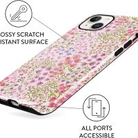 for iPhone 13/iPhone 14 6,1'' Case Floral, Cute Pink Flower Pattern Aesthetic Phone Case, Shockproof 2-in-1 Double Protective Cover for Women Girls, Exquisite Design Anti Scratch Stylish Case - Image 6
