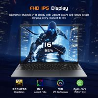 16" Laptop Computer Core i5(up to 3.6GHz)16GB RAM,512GB SSD,Window 11 Pro Notebook PC,MS Office,gaming laptop,1920 x 1200 FHD 16:10 Display, with BT5.0 Wi-Fi, USB A, HDMI, RJ45, Backlit Keyboard - Image 7