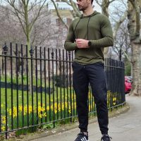 JMIERR Mens Casual Joggers Pants - Cotton Drawstring Chino Cargo Pants Hiking Outdoor Twill Track Jogging Sweatpants Pants - Image 6