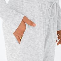 Trendy Queen Women's 2 Piece Matching Lounge Set Long Sleeve Slightly Crop Top Wide Leg Pants Casual Sweatsuit - Image 5