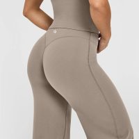 OQQ Yoga Pants Women High Waist Stretch Casual Soft Straight Leg Bottoms - Image 3