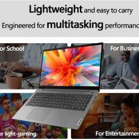 Lenovo IdeaPad 1 Student Laptop, 15.6" FHD Display, Intel Dual Core Processor, 12GB RAM, 512GB SSD + 128GB eMMC, 1 Year Office 365, Wi-Fi 6, Webcam, Bluetooth, SD Card Reader, Windows 11 Home, Grey - Image 6