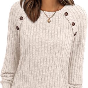 AUTOMET Womens Long Sleeve Shirts Dressy Casual Formal Tops Lightweight Sweaters Early Fall Outfits 2025 Winter Clothing