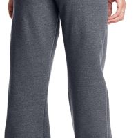Hanes Women’s EcoSmart Fleece Petite Sweatpants, Open Bottom Sweatpants, Petite, 28.5'' - Image 2