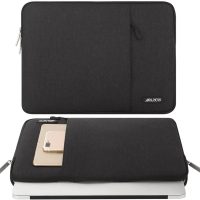 MOSISO Laptop Case 13.3 inch, 13-13.3 inch Laptop Sleeve Compatible with MacBook Air/Pro 13 / Pro 14, HP Dell ASUS Lenovo Notebook, Polyester Vertical Computer Sleeve Bag with Pocket, Black - Image 2