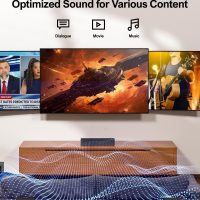 ULTIMEA 5.1 Sound Bar for Smart TV, Virtual Surround Sound System for TV, 320W Peak Power, Adjustable Surround Speakers and Subwoofer, APP Control, Home Theater Soundbar Poseidon D50(2025 New Model) - Image 5