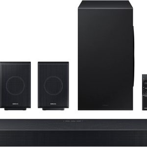 Samsung HW-Q990C 11.1.4ch Soundbar w/Wireless Dolby Audio, Rear Speakers Included w/Q-Symphony, SpaceFit Sound Pro, Adaptive Sound, Game Mode Pro, Airplay 2, AVA, Alexa Built-in