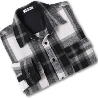 COOFANDY Men's Flannel Shirts Long Sleeve Cotton Plaid Shirt Jacket Casual Button Down Shirt with Pockets - Image 7